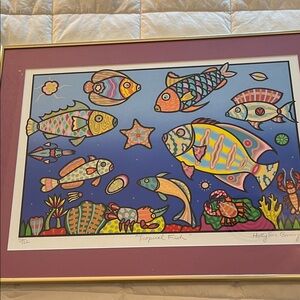 Colorful Fish Art Print
